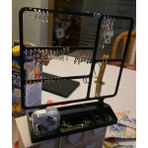 DU&ER 💍 Küpe Organizer Standı – Çok Katlı Küpe Askılığı ve Takı Düzenleyici Dekoratif Stand - Siyah