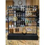DU&ER 💍 Küpe Organizer Standı – Modern Tasarım Küpe Askılığı ve Takı Düzenleyici - Siyah