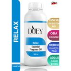 DUEY Relax Uçucu Yağ 1000 Ml Mum Esansı, Oda Kokusu, Hava Nemlendiricisi, Çamaşır Kurutma Topu