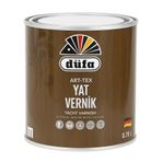 Düfa Art Tex Yat Vernik Parlak 0,75 LT | Dış Mekan Ahşap Koruyucu | UV Dayanımlı, Suya ve Darbelere Karşı Güçlü Şeffaf Vernik | Tekne, Kapı, Mobilya, Pergole, Ahşap Yüzeyler İçin