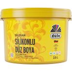 Düfa Silikonlu Düz 1054 Açık Krem 2.5 lt Dış Cephe Duvar Boyası