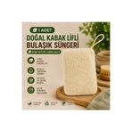 DUFF CLEAN 1 Adet Doğal Kabak Bulaşık Lifi Çift Taraflı Kullanım (12X8 CM)