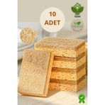 Duff Clean 10 Adet Lifli Düz Bulaşık Süngeri – Özel Dokulu Dayanıklı Pinterest Mutfak Temizlik Süngeri Set - 11 m
