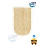 DUFF CLEAN Eldiven Doğal Kabak Lifi, Banyo Kesesi, Çift Taraflı Kullanım, Kadın & Erkek ( 1 Adet)