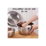 Duffa Paslanmaz Çelik Karıştırma Kabı Saklama Kabı Hamur ve Salata Kabı Saklama Kabı
