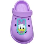Duffy Duck Desenli Günlük Kaydırmaz Tabanlı Kız Çocuk Ev Anaokulu Deniz Yumuşak Sandalet Terlik - Lila