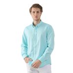 Dufy 92093 Mint Yeşili Erkek Gömlek
