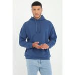 Dufy Açık Lacivert Regular Fit Erkek Sweatshirt