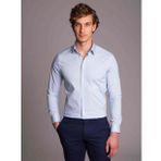 Dufy Açık Mavi Erkek Ekstra Slim Fit Düz Klasik Yaka Uzun Kol Gömlek - 36222