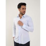 Dufy Açık Mavi Erkek Slim Fit Düz Klasik Yaka Uzun Kol Gömlek - 88354