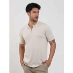 Dufy Bej Erkek Slim Fit Düz Düğmeli O Yaka Kazak - 104641