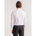 Dufy Beyaz Erkek Slim Fit Brent Yaka Gömlek - 40