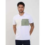 Dufy Beyaz Erkek Slim Fit Desenli Polo Yaka T-shirt - XL