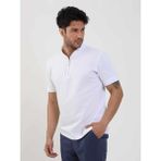 Dufy Beyaz Erkek Slim Fit Düz Bomber Yaka T-shirt