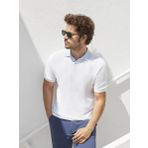 Dufy Beyaz Erkek Slim Fit Düz Polo Yaka Kazak - 104576