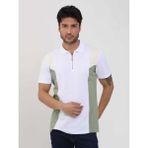 Dufy Beyaz Erkek Slim Fit Düz Polo Yaka T-shirt - XL