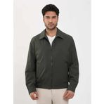 Dufy Haki Erkek Regular Fit Düz Klasik Yaka Bomber Mont - 104389
