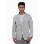 Dufy Haki Erkek Slim Fit Armürlü Mono Yaka Ceket - 104433