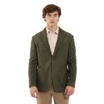 Dufy Haki Erkek Slim Fit Düz Kaşe Mono Yaka Ceket - 96580