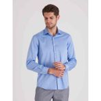 Dufy Koyu Mavi Erkek Slim Fit Düz Gömlek-DU2999011001A - 36