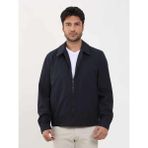 Dufy Lacivert Erkek Regular Fit Düz Klasik Yaka Bomber Mont