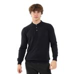 Dufy Lacivert Erkek Slim Fit Düz Klasik Polo Yaka Kazak - 91142