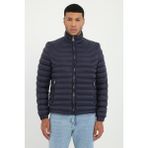Dufy Lacivert Kapitone Slim Fit Erkek Mont - XL