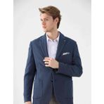 Dufy Mavi Erkek Slim Fit Desenli Mono Yaka Ceket - 95376