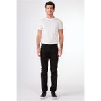 Dufy Siyah 5 Cep Düz Renk Slim Fit Erkek Pantolon