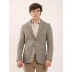 Dufy Vizon Erkek Slim Fit Düz Casual Mono Yaka Ceket - 48