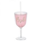 Düğün & Evlilik - Bride Pipetli Akrilik Kadeh