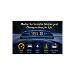 DUHALINE Dacia Duster Sandero Logan OBD2 Araç Bilgisayarı Harici Gösterge HUD Hararet Hız Devir Göstergesi