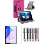 Duhalıne HUAWEI MatePad 11.5" Uyumlu Standlı Tablet Kılıfı + Kırılmaz Ekran Koruyucu+ Dokunmatik Kalem - Pembe