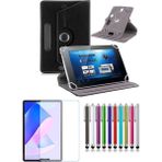 Duhalıne HUAWEI MatePad 11.5" Uyumlu Standlı Tablet Kılıfı + Kırılmaz Ekran Koruyucu+ Dokunmatik Kalem - Siyah