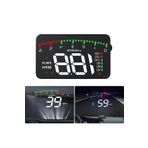 Duhalıne Hyundai Era-Getz Araba Için Uyumlu Harici Dijital Hararet-Hız-Devir-Voltaj Göstergesi Ekranı Hub Obd