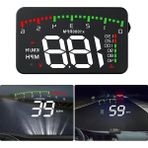 Duhalıne Hyundai Era-Getz Araba Için Uyumlu Harici Dijital Hararet-Hız-Devir-Voltaj Göstergesi Ekranı Hub Obd