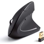 Duhaline Kablosuz Dikey Ergonomik Optik Mouse 1600DPI 6 Tuşlu Vertical Siyah Mouse