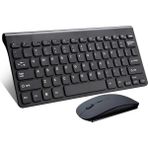 Duhalıne Kablosuz Taşınabilir Klavye ve Mouse Set 2.4ghz Android Telefon / Tablet / Pc/ Tv Box Uyumlu - Siyah