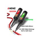 DUHALINE LCD Ekranlı Dijital Kontrol Kalemi ANENG 12V-300V Sesli/Işıklı Uyarı Faz/Nötr-Kablo Kopukluk Bulucu