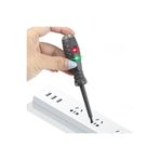 DUHALINE LED Göstergeli Elektrik Test Kalemi Voltaj Kontrol Kalemi Priz ve Kablo Test Cihazı