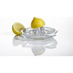 DUHALINE Limon sıkacağı, taşınabilir narenciye sıkacağı, kristal rende, taze meyve suyu için saplı ve ağızlı, limon portakalı, ağır şeffaf cam