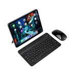 Duhaline Slim Şarjlı Türkçe Bluetooth Klavye ve Mouse Seti 11" Lenovo Tab M11 İçin Uyumlu Ev - Ofis Kullanımı - Siyah