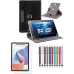Duhalıne TCL NXTPAPER 11 Uyumlu Standlı Tablet Kılıfı + Kırılmaz Ekran Koruyucu+ Dokunmatik Kalem - Siyah