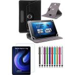 Duhalıne Xiaomi Pad 6 Uyumlu Standlı Tablet Kılıfı + Kırılmaz Ekran Koruyucu+ Dokunmatik Kalem - Siyah