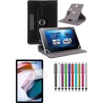 Duhalıne Xiaomi Redmi Pad Uyumlu Standlı Tablet Kılıfı + Kırılmaz Ekran Koruyucu+ Dokunmatik Kalem - Siyah