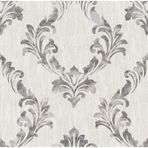 Duka DK.21351-2 Secret Palace Gri Damask Desen Duvar Kağıdı