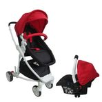 Dukaddo Limpido Trio Kırmızı Seyahat Sistem Bebek Arabası set