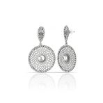 Duke Nickle RDPK5070 Zirkon Taşlı Gümüş Küpe
