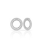 Duke Nickle RDPK5104 Zirkon Taşlı Yuvarlak Küpe