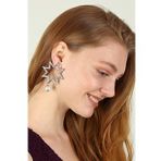 Duke Nickle RDPK5181 İnci Detaylı Yıldız Küpe